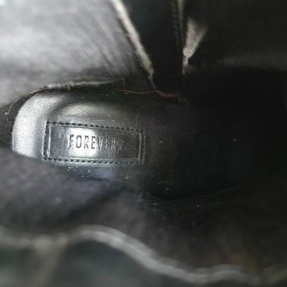 Forever21 Flame wedge red black and gold boots size 7 - Picture 6 of 7